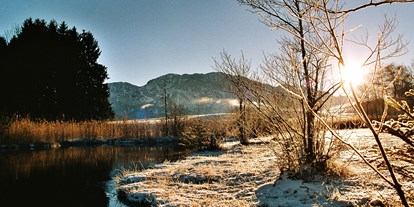 Pensionen - Umgebungsschwerpunkt: Berg - Naturschutzgebiet "Egelsee" im Winter 5.min vom Margarethengut - Ferienhof Margarethengut