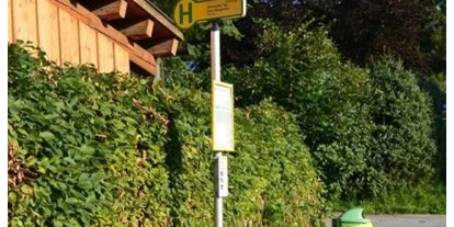 Pensionen - Wanderweg - Dorfgastein - Bushaltestelle direkt vor dem haus - Pension Wiederkehr