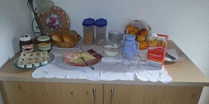 Pensionen - Frühstück: Frühstücksbuffet - Oberweg (Navis) - Haus am Gletscher