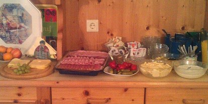 Pensionen - Frühstück: Frühstücksbuffet - Neustift im Stubaital - Gästeheim Ribis