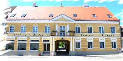 Pensionen - Garten - Gänserndorf - Gasthof Klapka, Hotel und Restaurant