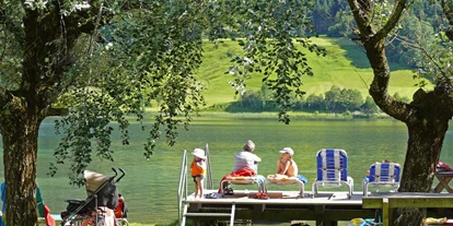 Pensionen - Spielplatz - Laas (Fresach) - Badestrand kinderfreundlich - Pension Bergblick am Weissensee