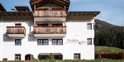 Pensionen - Parkplatz: kostenlos bei der Pension - Lajen - Alpin Apartments Piculin