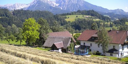 Pensionen - Garten - Rosenau am Hengstpaß - Gasthof-Pension Moosgierler