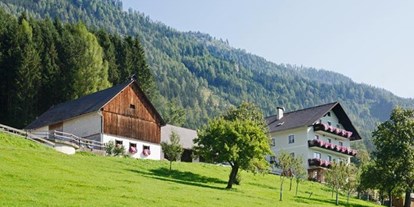 Pensionen - Terrasse - Grünau im Almtal - Ferienhof Bruderhof