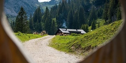 Pensionen - Umgebungsschwerpunkt: Berg - Wandern von Hütte zu Hütte - KOMFORT-FEWO BERGWELT HAHNENKAMM   - Lechtal - So/Wi