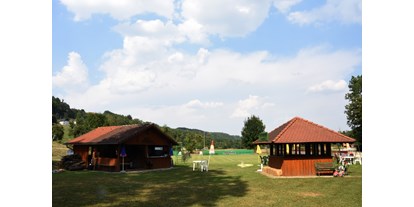 Pensionen - Umgebungsschwerpunkt: Therme - Mühldorf (Scharnstein) - Fischhütte zum Mieten für Grillfeste und Outdoorfeiern - AKTIVPARK Hotel Pension Stadlhuber