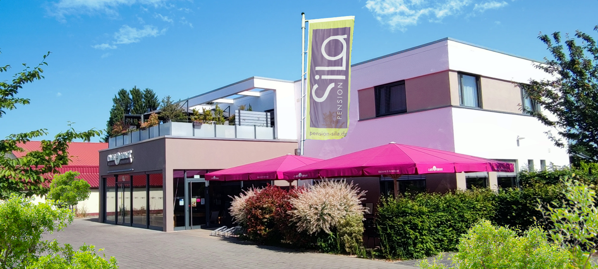 Frühstückspension - Außenansicht - Pension SiLa