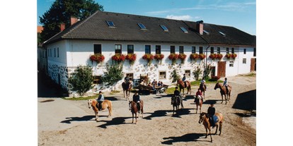 Pensionen - Umgebungsschwerpunkt: am Land - Obernschlag - Reiterhof mit 5 Gästezimmern und 3 Ferienwohnungen - Frühstückspension - Reiterhof Stöglehner