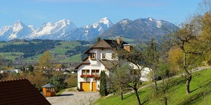 Pensionen - Umgebungsschwerpunkt: See - Oberösterreich - Haus Löger mit herrlicher Aussicht auf die Berge - Haus Löger Apartments