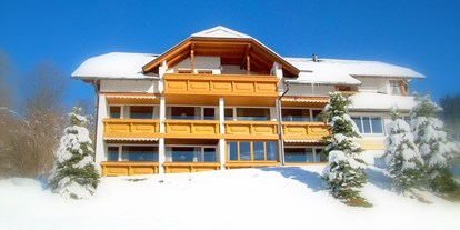 Pensionen - Kühlschrank - Hinterstoder - Haus Löger im Winter mit einzigartiger Aussicht auf die Berge - Haus Löger Apartments