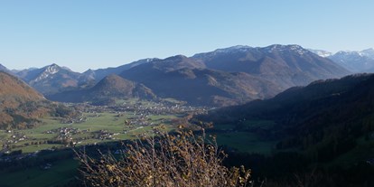 Pensionen - Umgebungsschwerpunkt: Berg - Sankt Konrad - Ausblick hinein nach Grünau, von unserm Hausberg - Roithhof