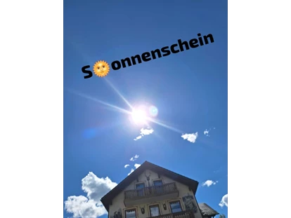 Pensionen - Balkon - Plößberg - Sonnenschein über Pfrentsch - Pension Haus Sonnenschein
