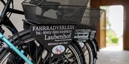Pensionen - Garten - E-Bike Verleih vor Ort - Pension Laubenhof