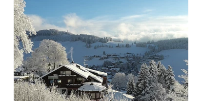 Pensionen - Langlaufloipe - Friedenweiler - Winter mit Blick nach Osten - Panorama Lodge Sonnenalm Hochschwarzwald