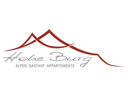 Pensionen - Garten - Hohe Burg Logo - Alpengasthof Hohe Burg