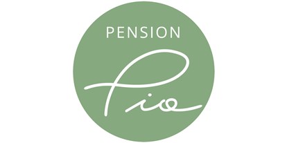 Pensionen - Garten - Lichtenwörth - Logo Pension Pia - Pension Pia