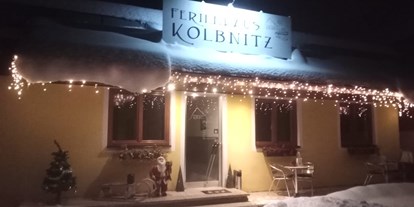 Pensionen - Terrasse - Weißbriach - Weihnachtstage - Frühstückspension Ferienhaus Kolbnitz