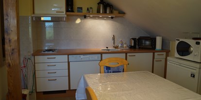 Pensionen - Umgebungsschwerpunkt: Berg - Innerhalbach - Küche - Frühstücksraum - Haus Bergblick