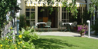 Pensionen - Restaurant - Straß im Straßertale - Garten  - Gästehaus am Steindl