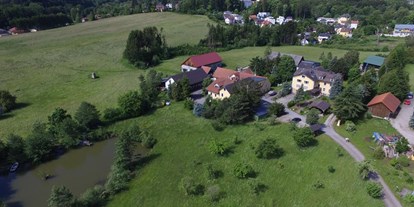 Pensionen - Umgebungsschwerpunkt: See - Bärndorf (Zwentendorf an der Donau) - Blick auf unseren Hof! - Hof Rotherd 