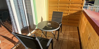 Pensionen - Umgebungsschwerpunkt: See - Balkon Doppelzimmer süd - Pension am Weberhof