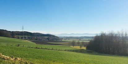 Pensionen - Terrasse - Oberbayern - ein schöner Tag - Pension am Weberhof