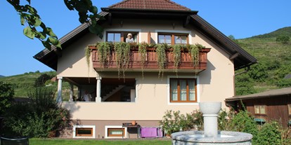 Pensionen - Terrasse - Mühldorf (Mühldorf) - Haus - Gästehaus Weinbergblick