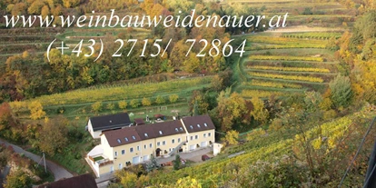 Pensionen - Fahrradverleih - Engabrunn - Weinbau Weidenauer - Weinbau & Gästezimmer Weidenauer