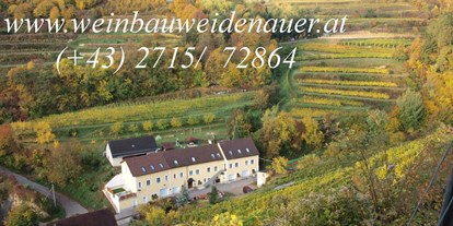 Pensionen - Pleißing (Artstetten-Pöbring) - Weinbau Weidenauer - Weinbau & Gästezimmer Weidenauer