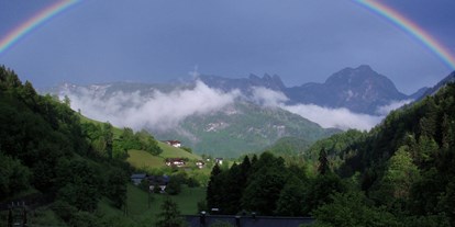 Pensionen - Kühlschrank - PLZ 5753 (Österreich) - Blick von der Terrasse übers Tal - Haus Helga
