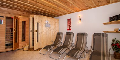 Pensionen - Terrasse - Salzburg - Kleiner Wellnessbereich mit Sauna und Infrarotkabine. - Haus Helga