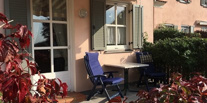 Pensionen - Umgebungsschwerpunkt: Stadt - Ferienhaus mit südseitiger Terrasse - Ferienapartment  im Biodorf Bad Waltersdorf