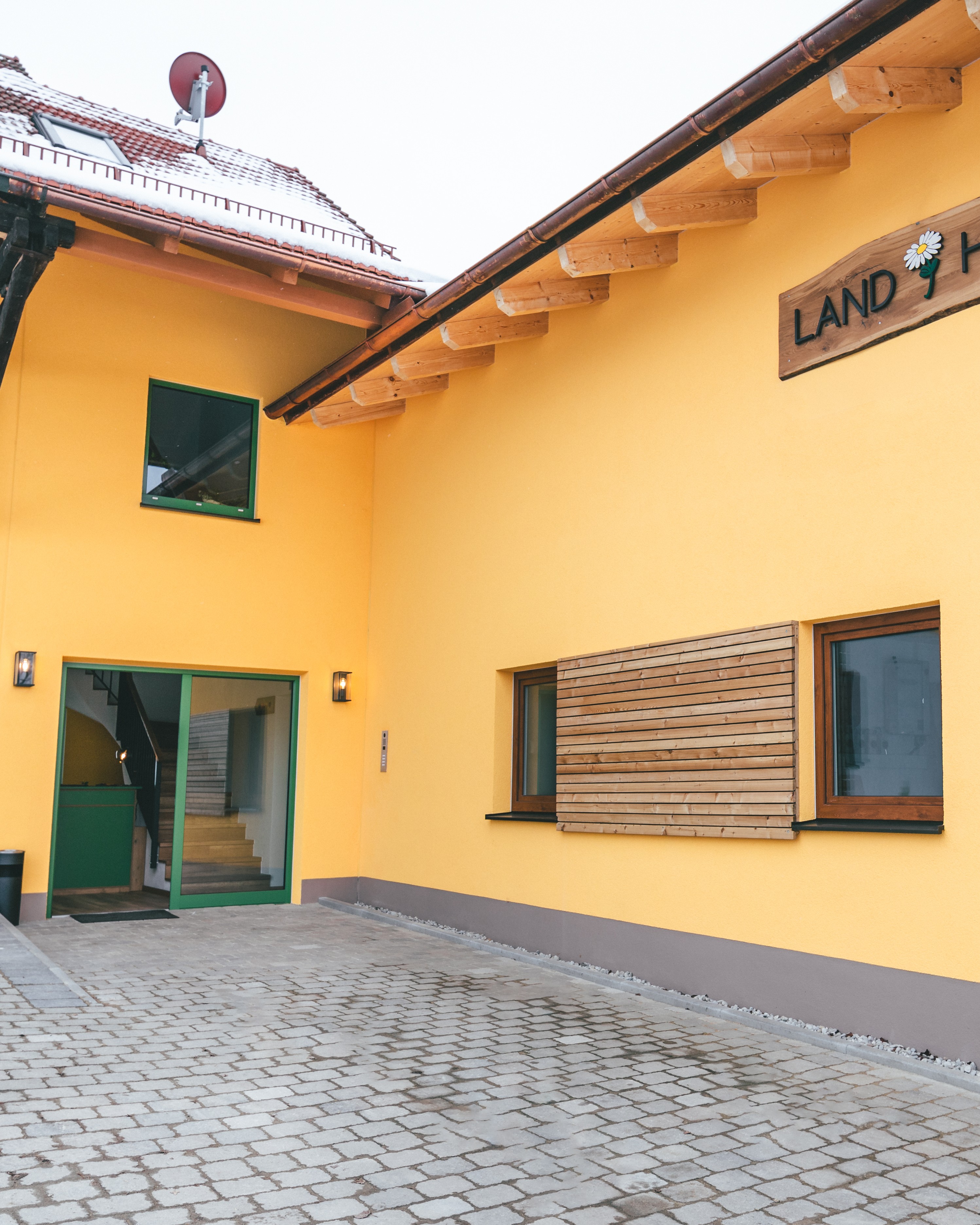 Frühstückspension - Eingangsbereich Pension Landhaus - Pension Landhaus