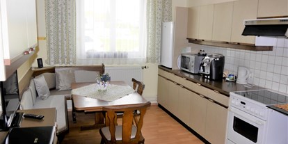 Pensionen - barrierefreie Zimmer - Dietmanns (Großdietmanns) - Küche große Ferienwohnung - Gertis Blumenhof 