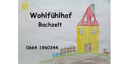 Pensionen - Garten - Eggendorf am Walde - unser Logo - Wohlfühlhof Bachzelt