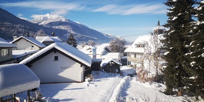 Pensionen - Garage für Zweiräder - Kärnten - Haus Scheiblauer Nassfeld Tröpolach skiing apartment view winter - Haus Scheiblauer