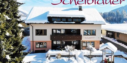 Pensionen - Langlaufloipe - Kärnten - Haus Scheiblauer Nassfeld Tröpolach skiing apartment view winter - Haus Scheiblauer