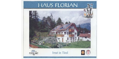 Pensionen - Terrasse - Fendels - Gartenseite - Apart Haus Florian Imst Tirol