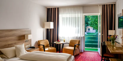 Pensionen - Umgebungsschwerpunkt: Therme - Bayerbach (Landkreis Rottal-Inn) - Doppelzimmer / Einzelzimmer mit Balkon - Hotel Garni Christl