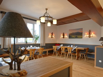 Pensionen - Umgebungsschwerpunkt: See - Frühstücksraum - Hotel Garni Alpengruß