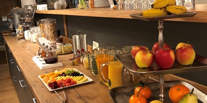Pensionen - Kühlschrank - Frühstücksbuffet - Hotel Garni Alpengruß
