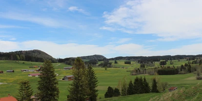 Pensionen - Fahrradverleih - Burgberg im Allgäu - Bauernhof Hefele - Aussicht von unserem Gästehaus - Ferienhof Hefele