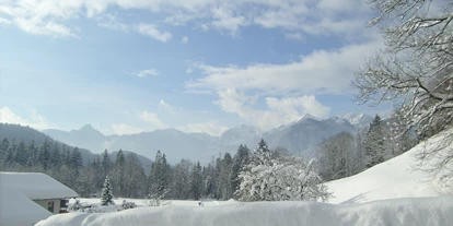 Pensionen - Terrasse - Oberndorf in Tirol - Winter in Schleching - Landgasthof Zur Post