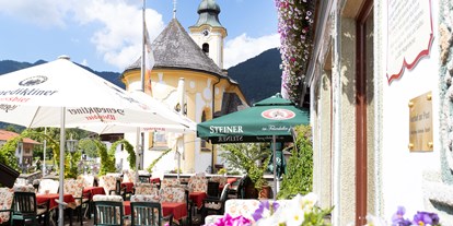 Pensionen - weitere Verpflegungsmöglichkeiten: Nachmittagskaffee - Reith bei Kitzbühel - Sonnenterrasse - Landgasthof Zur Post