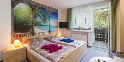 Pensionen - barrierefreie Zimmer - Kulmbach - Doppelzimmer mit Aufbettungsmöglichkeit - Gruppenferienhäuser & Hotel-Pension Dressel