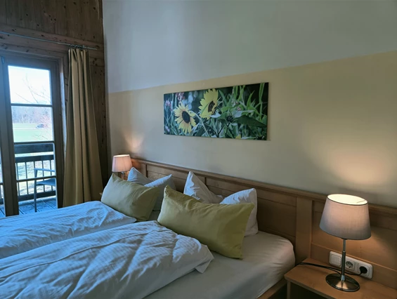 Frühstückspension: Doppelzimmer mit Balkon - Niederauer Hof