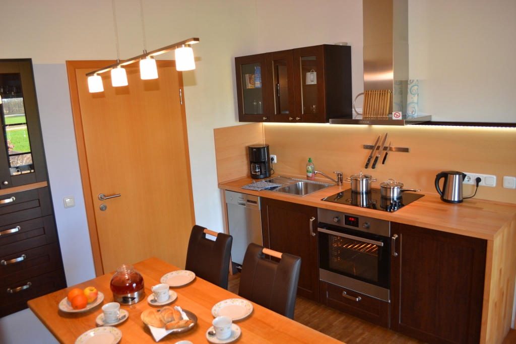 Frühstückspension: Ferienwohnung Küche - Niederauer Hof