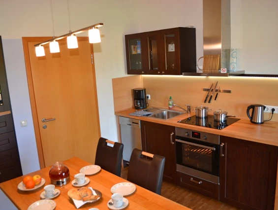 Frühstückspension: Ferienwohnung Küche - Niederauer Hof