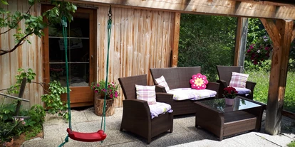 Pensionen - Balkon - Innsbruck - Unser Garten - Gasthaus Vinaders